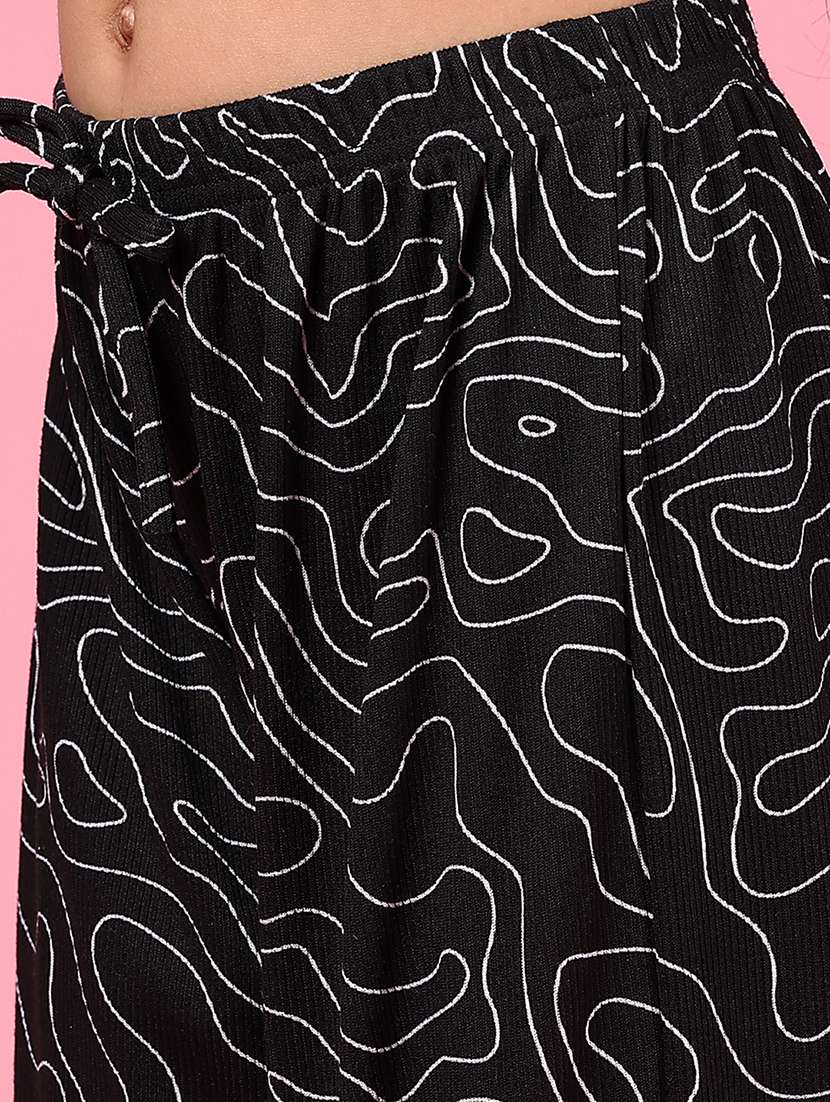 girls black cotton casual trouser - 21742402 -  Standard Image - 5