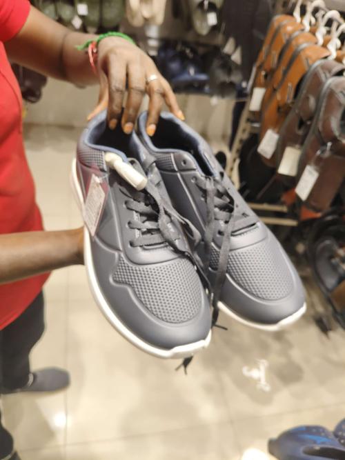 grey pu (polyurethane) shoes - 21742434 -  Standard Image - 0