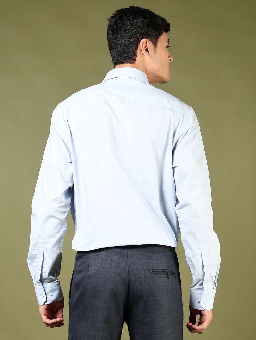 men solid long sleeve regular fit formal shirt - 21742818 -  Standard Image - 3