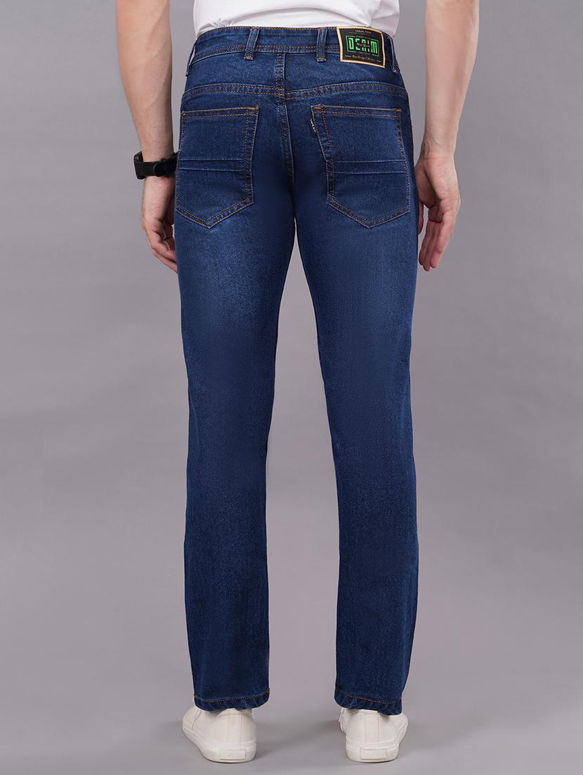 men blue washed denim jeans - 21742870 - Standard Image - 3