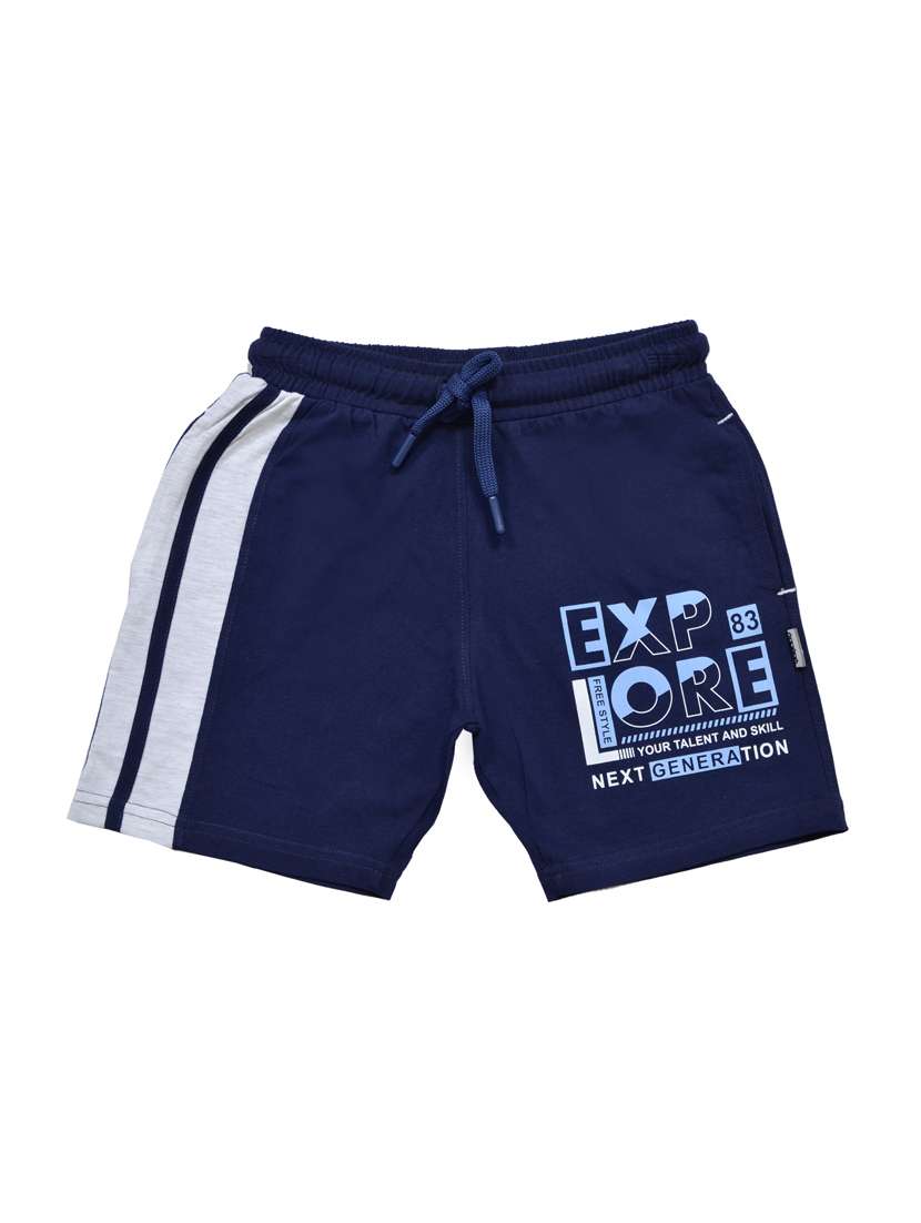 boys placement print mid rise shorts