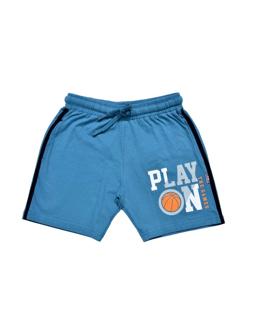 boys placement print mid rise shorts