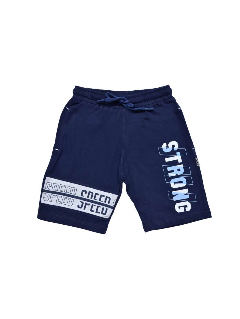 boys printed mid rise shorts