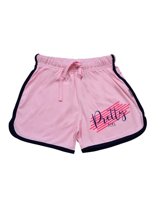 girls placement print mid rise shorts - 21743131 -  Standard Image - 0