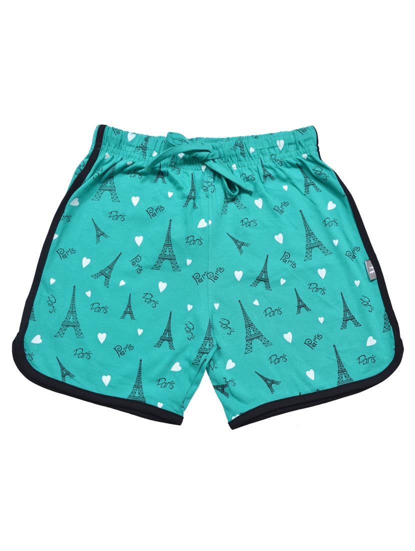 girls printed mid rise shorts - 21743145 -  Zoom Image - 0