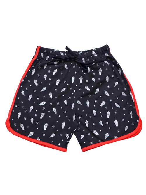 girls printed mid rise shorts - 21743149 - Standard Image - 0