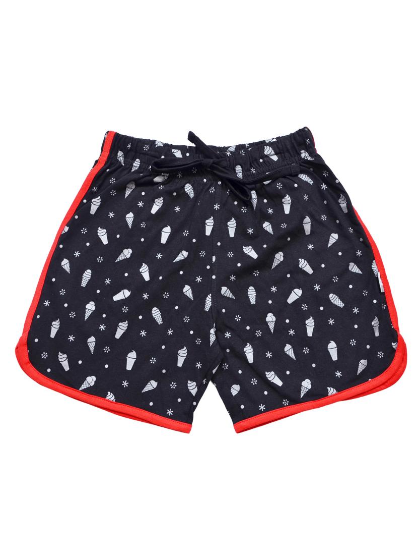 girls printed mid rise shorts - 21743149 - Zoom Image - 0