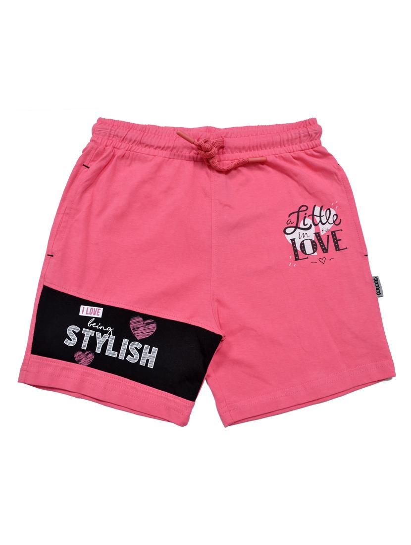 girls placement print mid rise shorts - 21743152 -  Zoom Image - 0