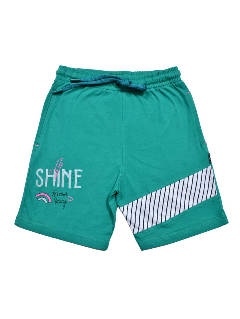 girls placement print mid rise shorts - 21743159 -  Zoom Image - 0