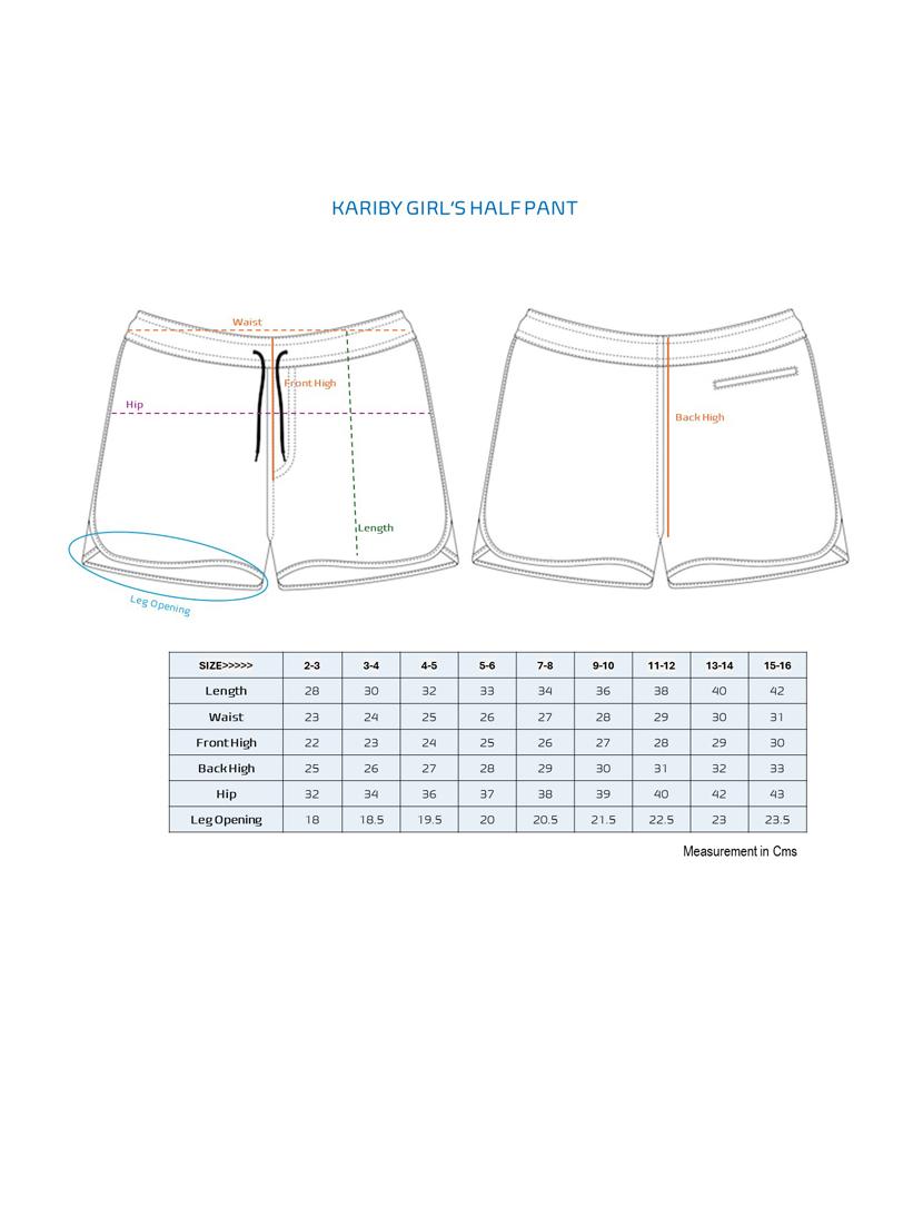 girls placement print mid rise shorts - 21743161 - Standard Image - 3
