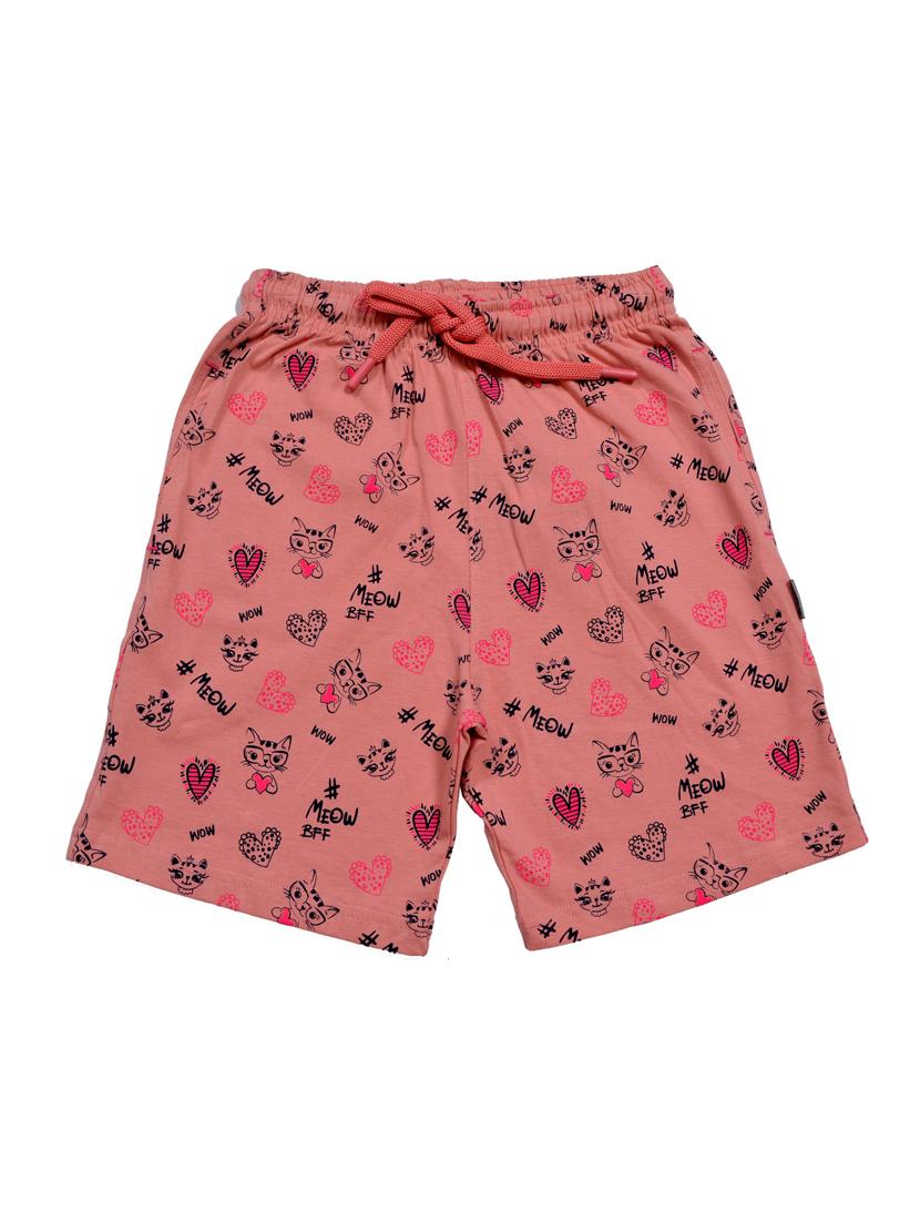 girls printed mid rise shorts - 21743168 -  Zoom Image - 0