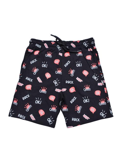 girls printed mid rise shorts - 21743171 - Standard Image - 0