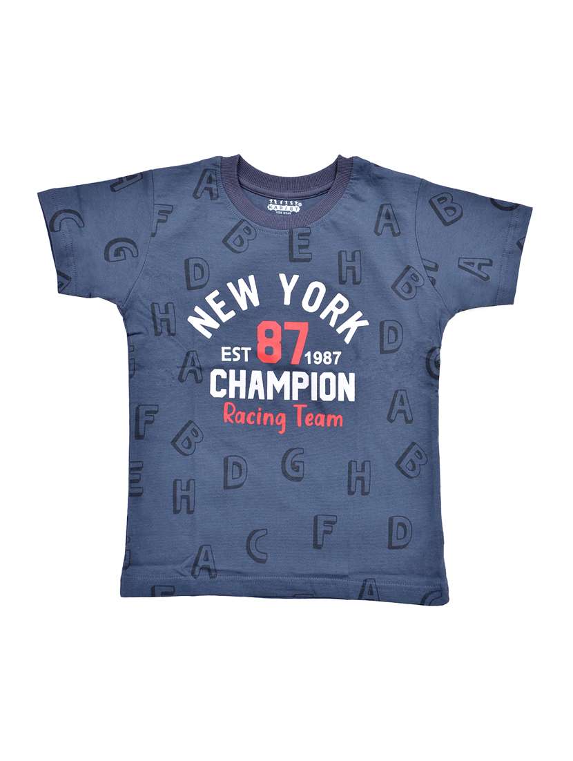 boys printed short sleeve t-shirt