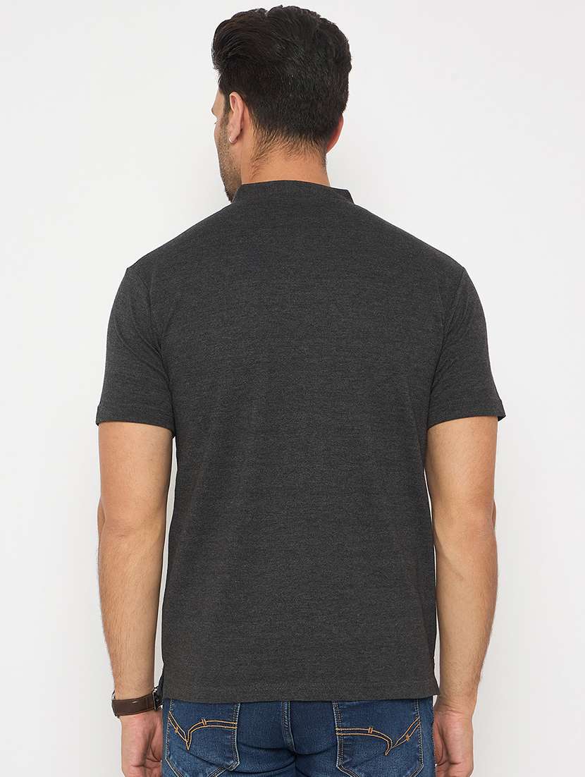 men short sleeves plain t-shirt - 21743274 -  Standard Image - 3