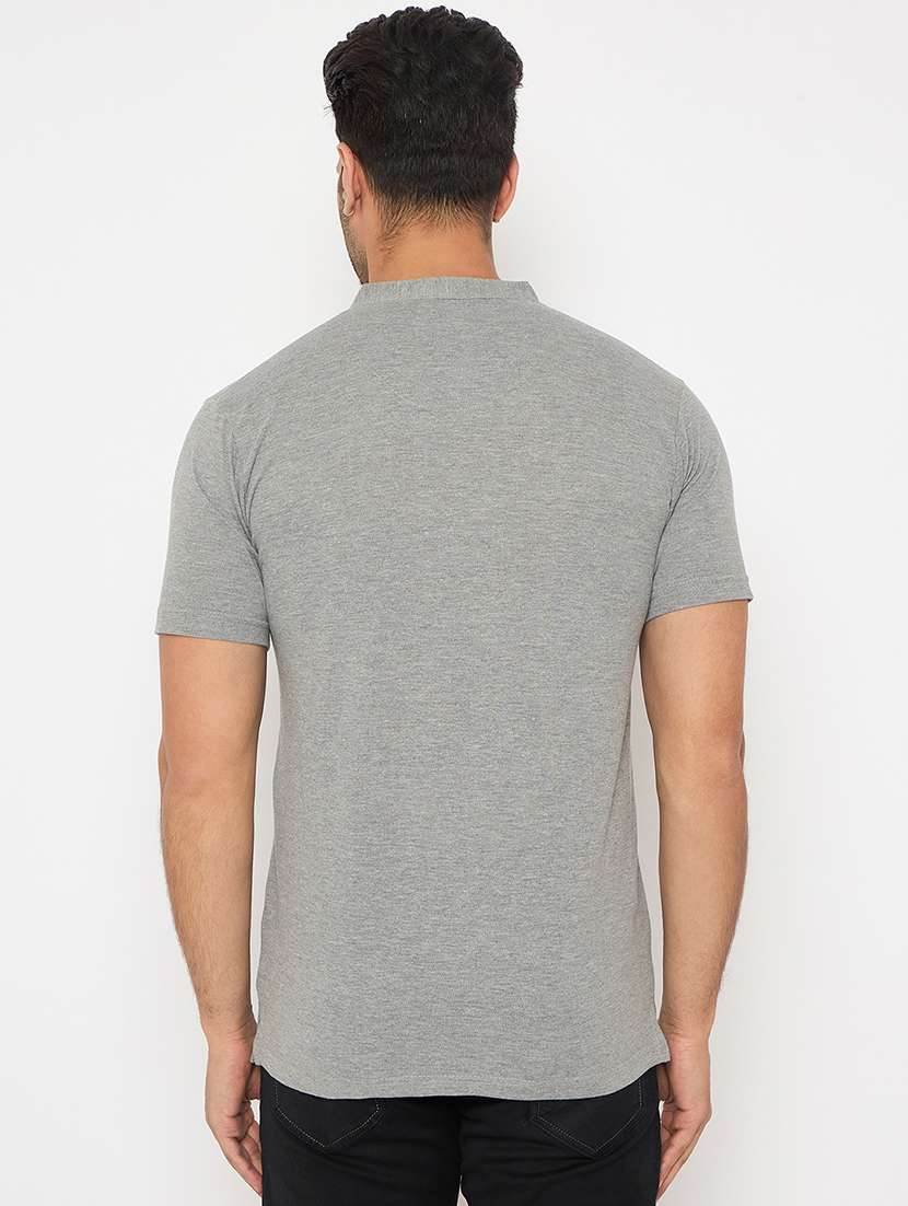 men short sleeves plain t-shirt - 21743276 - Standard Image - 3