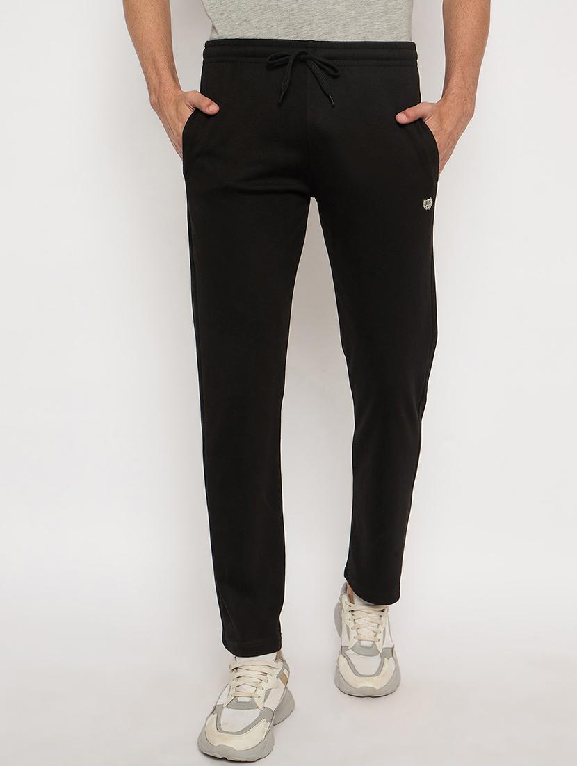 men solid mid rise track pant - 21743281 -  Zoom Image - 0