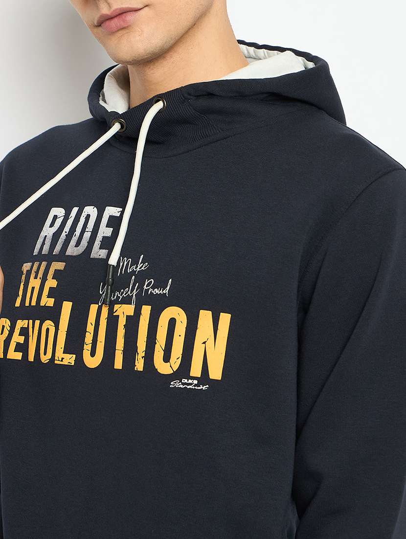 men long sleeves front print sweatshirt - 21743307 -  Standard Image - 5