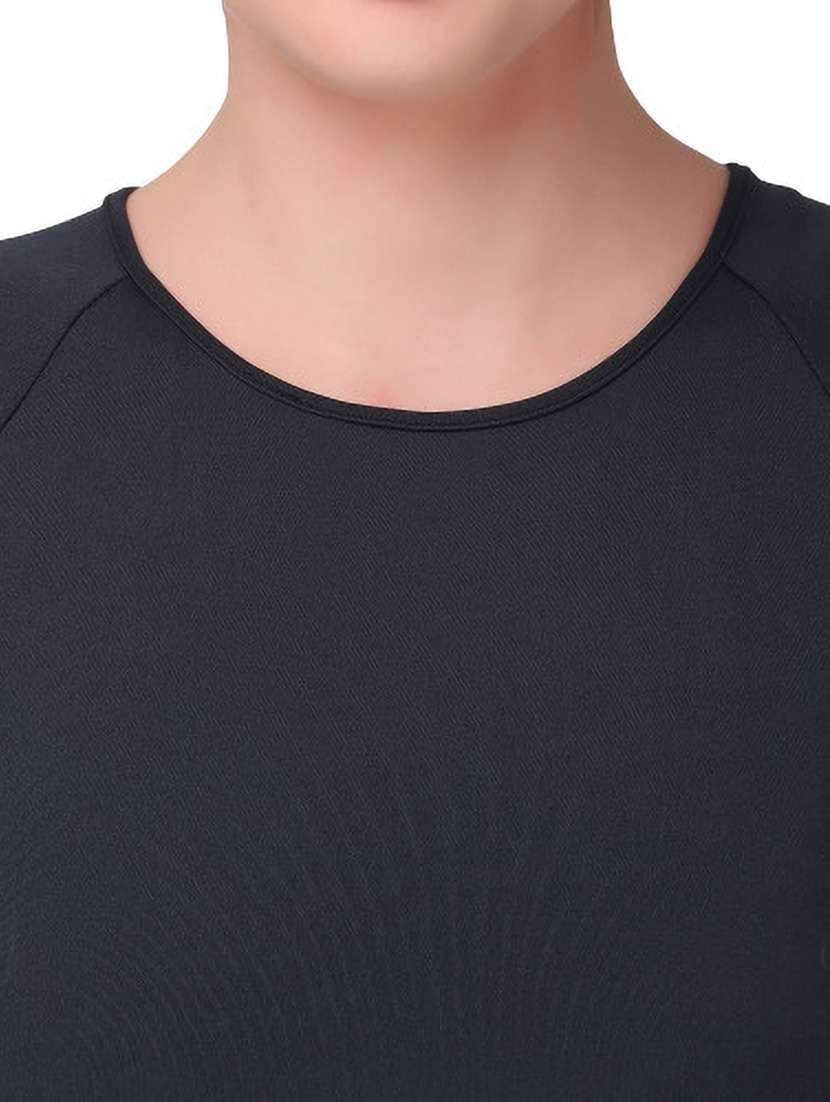 women black solid active wear co-ords set - 21743321 -  Standard Image - 3