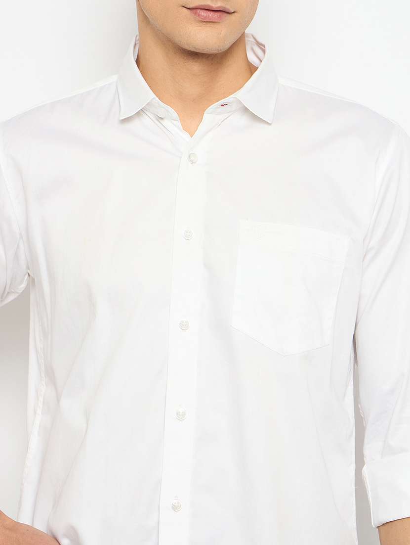 men long sleeves solid casual shirt - 21743362 -  Standard Image - 5