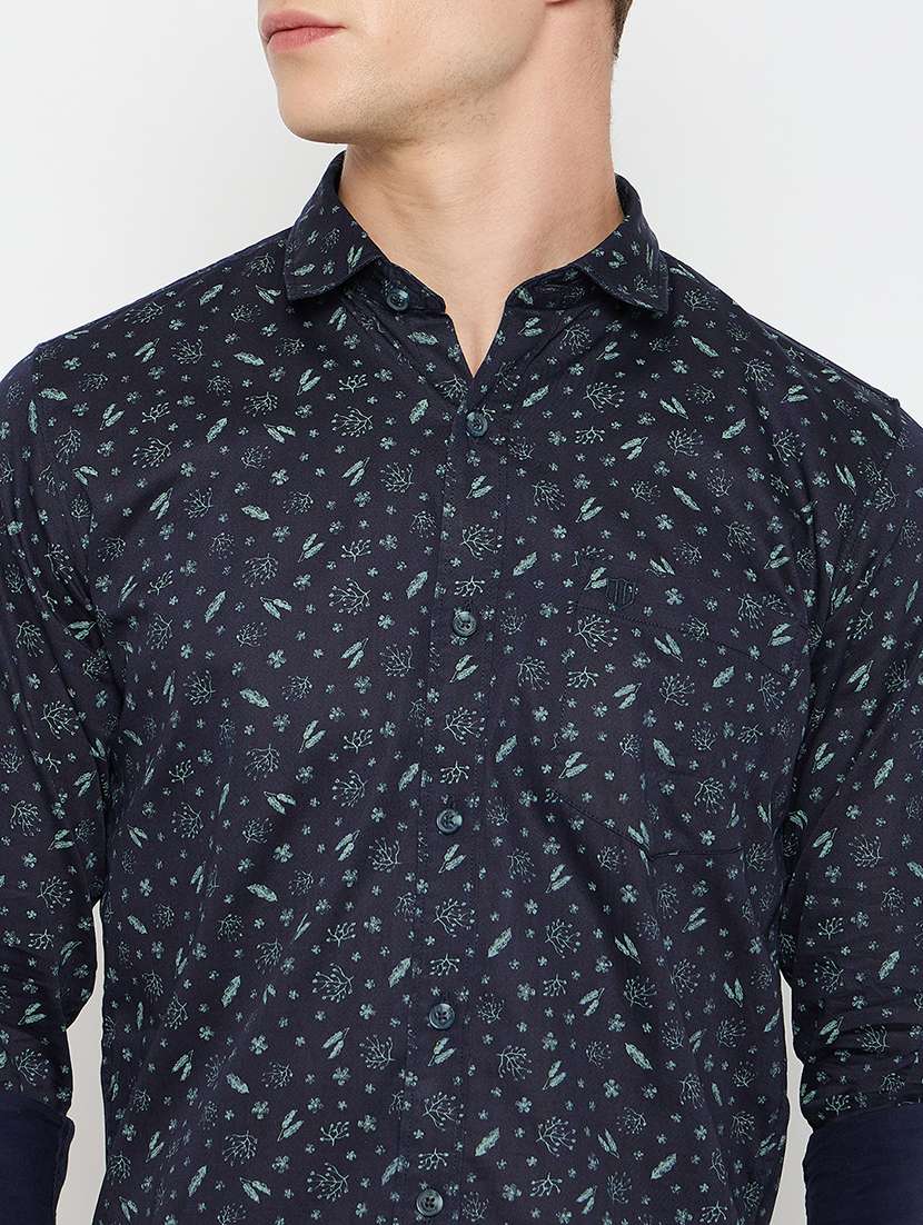 men long sleeves printed casual shirt - 21743372 -  Standard Image - 5