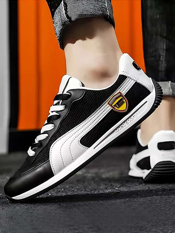 men lace up sneakers - 21743408 -  Standard Image - 5