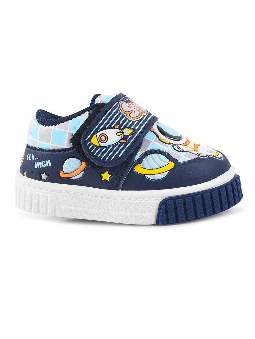 kids printed velcro sneaker - 21743511 - Standard Image - 3