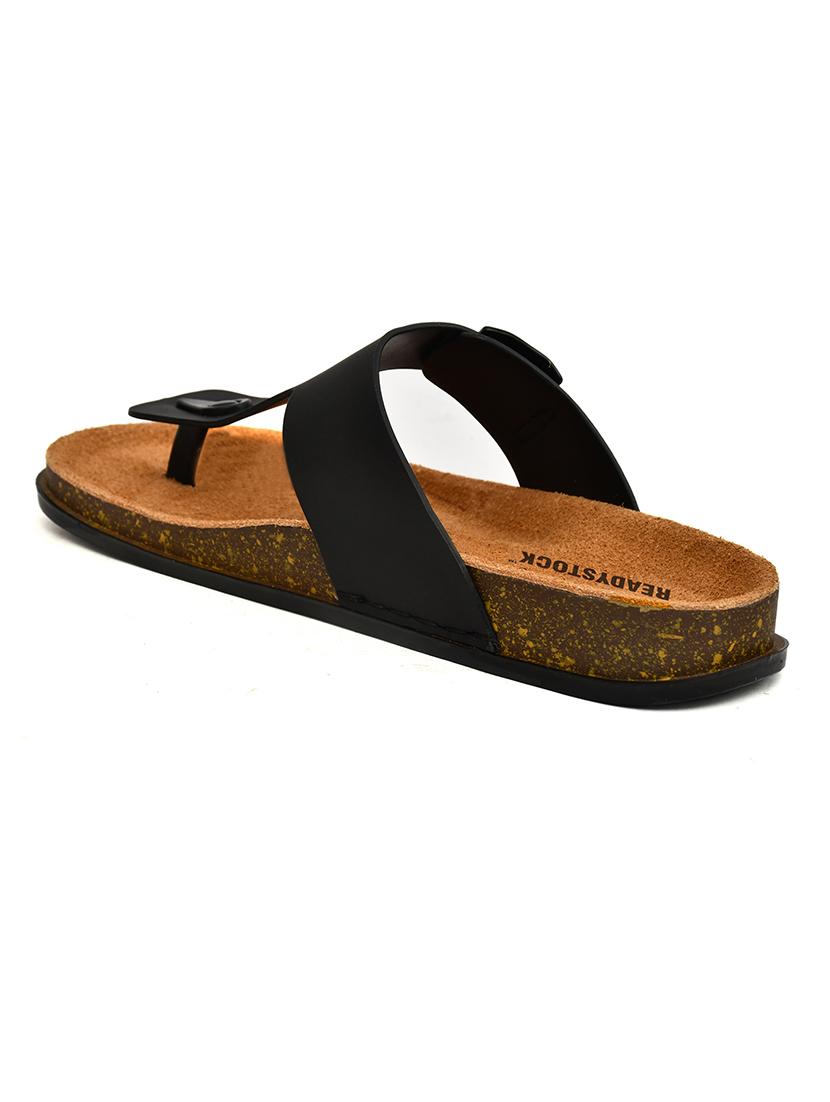 men solid toe seperator sandal - 21743550 - Standard Image - 3