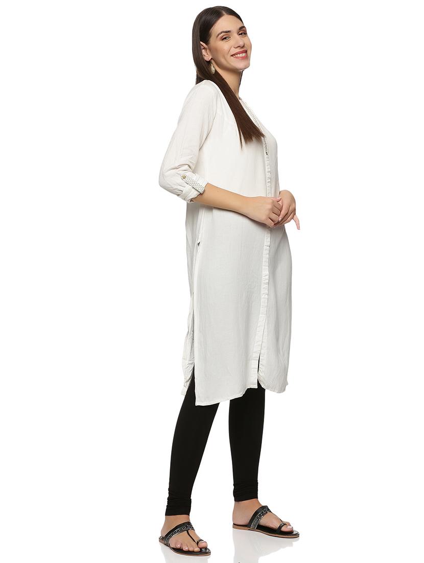women pack of 2 solid leggings - 21743674 - Standard Image - 5