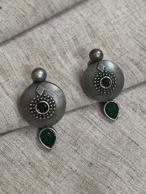 women silver brass drop earrings - 21743738 - Standard Image - 0