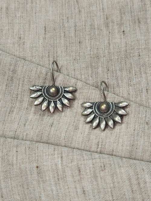 women silver brass drop earrings - 21743785 -  Standard Image - 0
