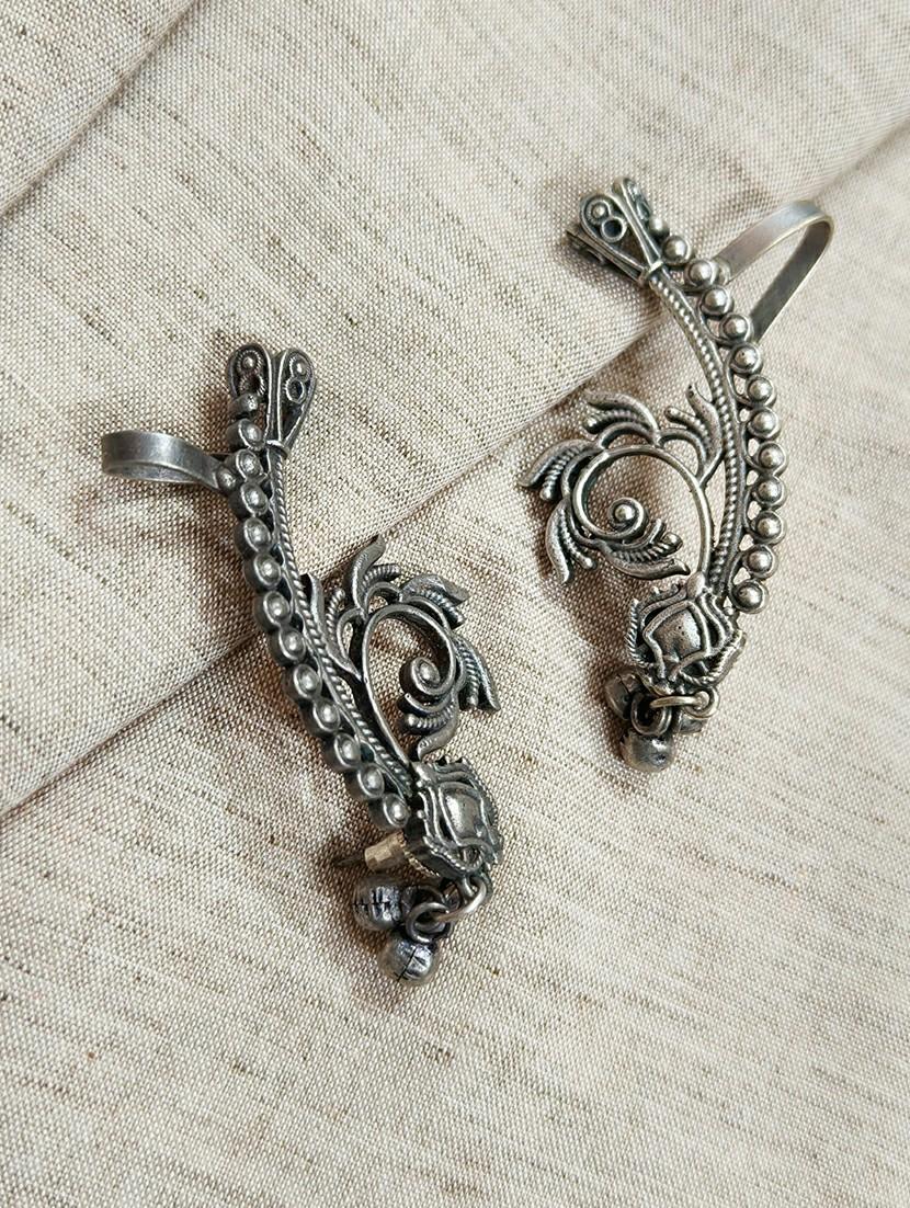 women silver brass earcuff earrings - 21743832 - Zoom Image - 0