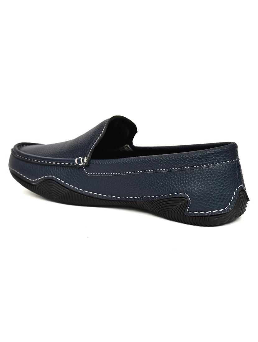 men blue slip on loafers - 21743904 - Standard Image - 3