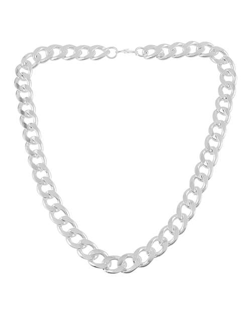 memoir silver chain necklace for men  - 21743913 -  Standard Image - 0