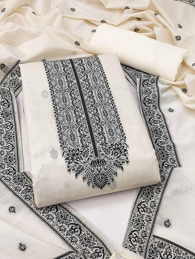 women self design unstitched suit set with dupatta - 21744033 - Zoom Image - 0