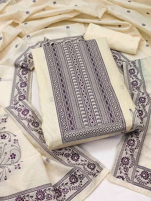 women self design unstitched suit set with dupatta - 21744081 - Standard Image - 0