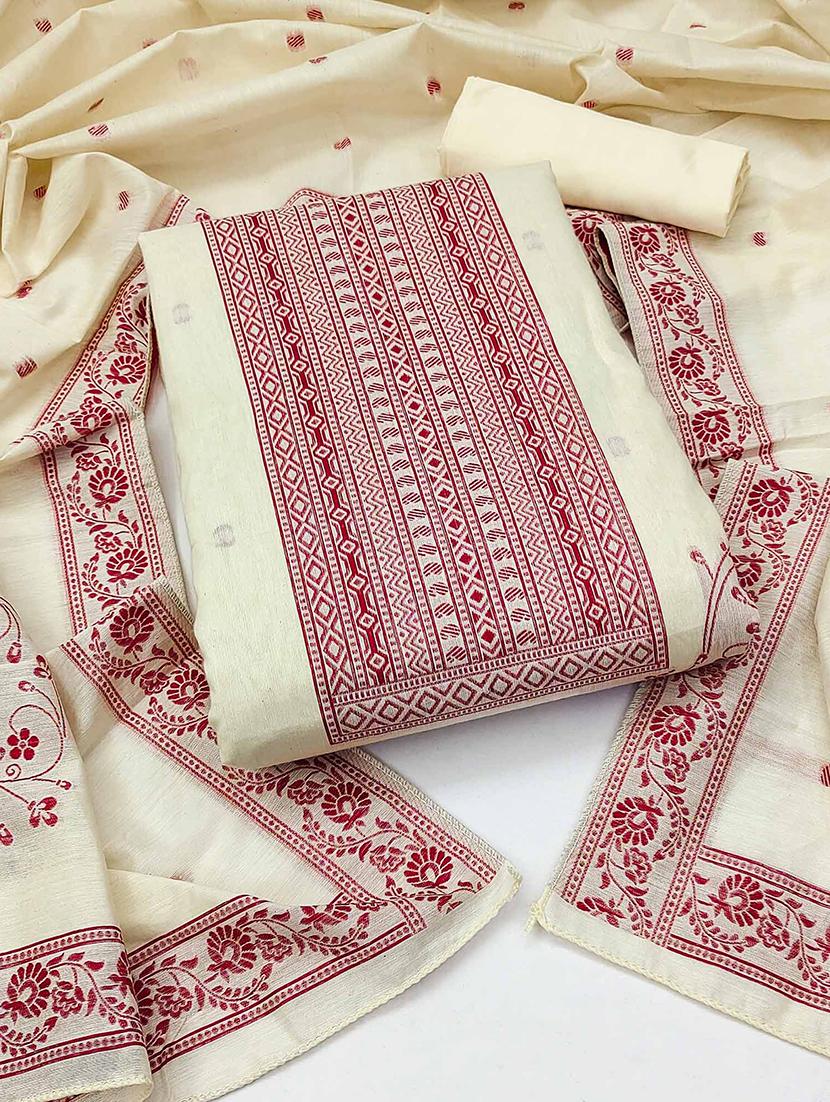 women self design unstitched suit set with dupatta - 21744082 - Zoom Image - 0