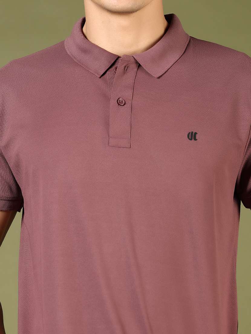 men solid short sleeve regular fit polo t-shirt - 21744134 -  Standard Image - 3