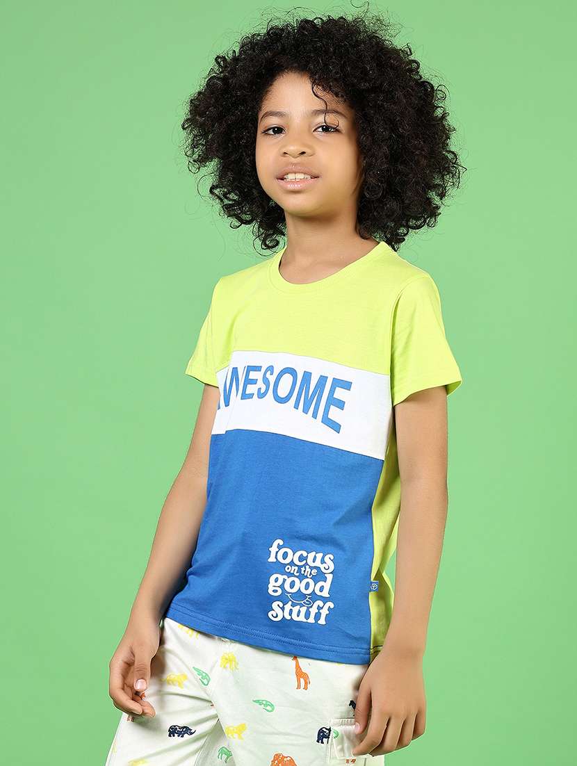 light green cotton single jersey tshirt - 21744139 - Standard Image - 5