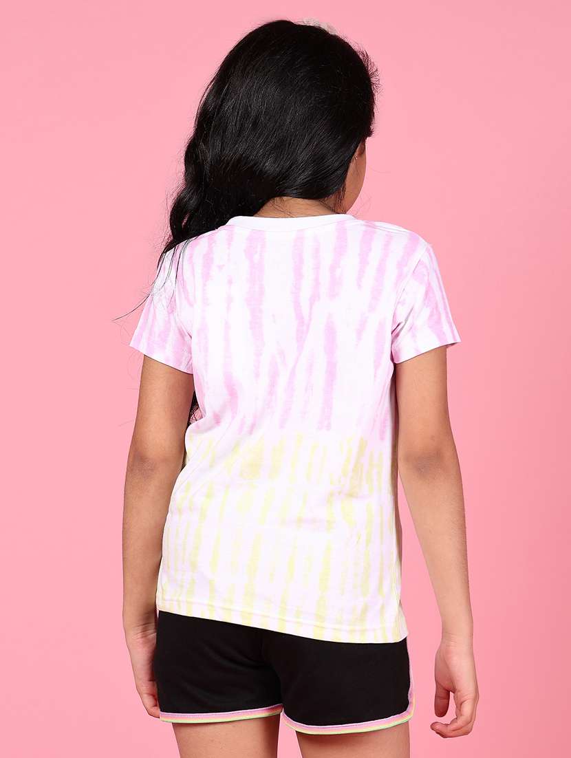 girls printed short sleeves round neck tee - 21744162 -  Standard Image - 3