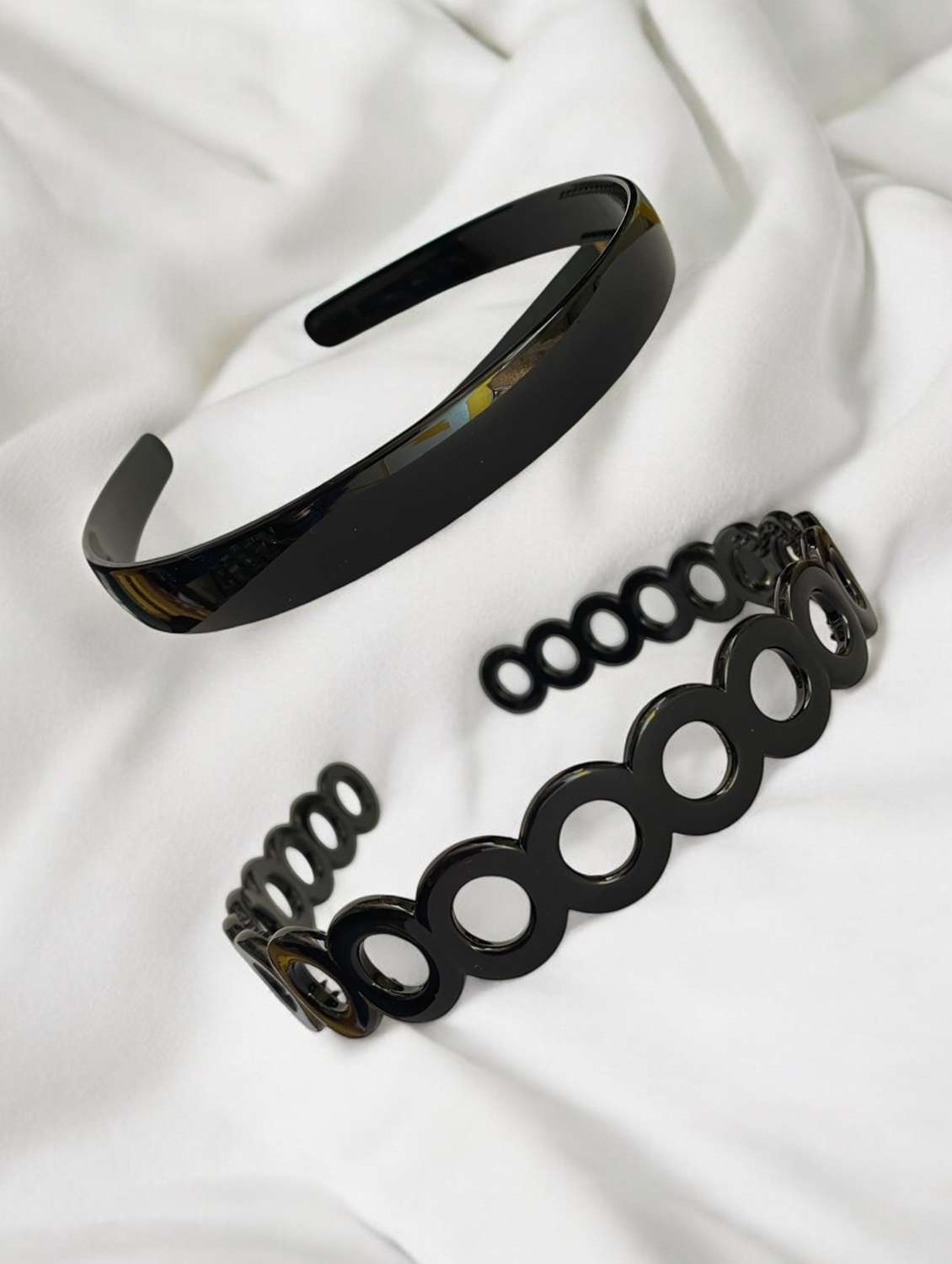 women solid plastic hairband combo - 21745407 -  Standard Image - 3