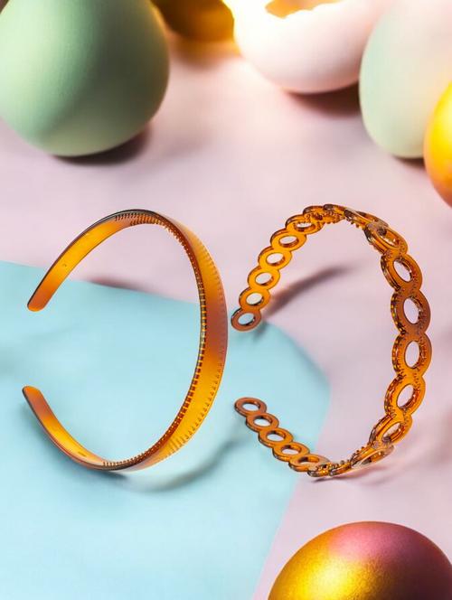 women solid plastic hairband combo - 21745408 - Standard Image - 0