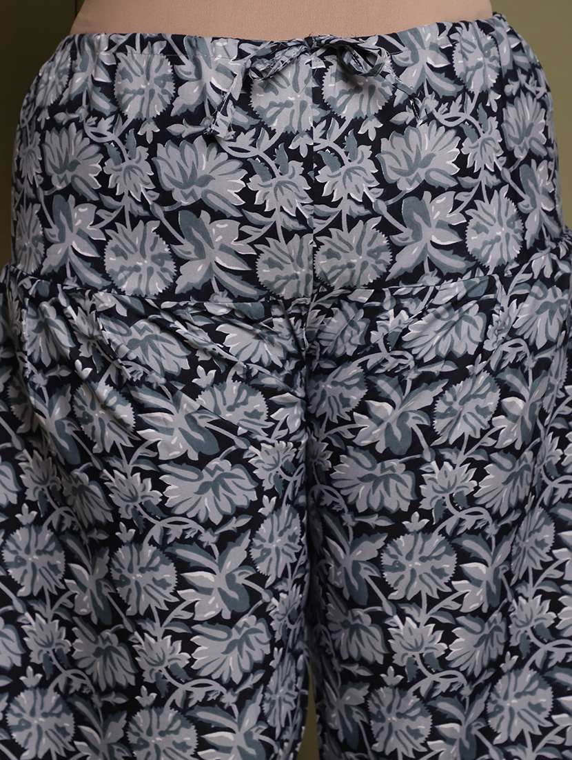 women printed plus size kurta salwar with dupatta set - 21745731 -  Standard Image - 5