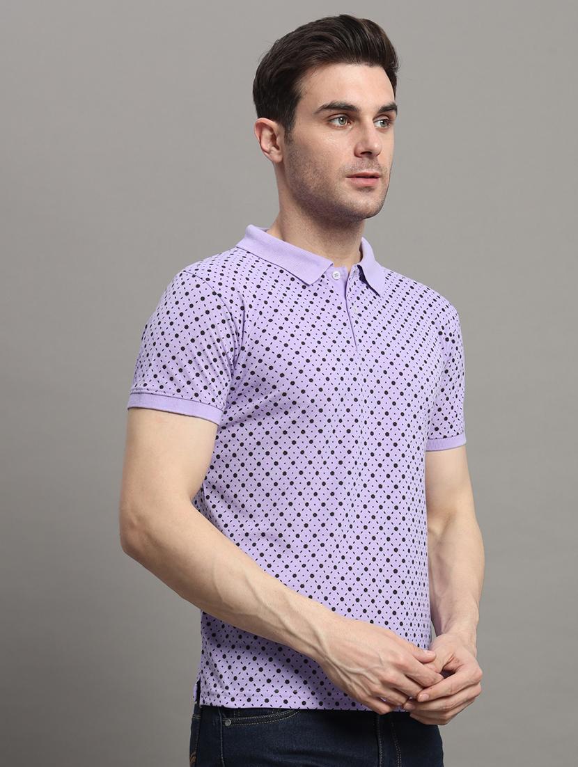men short sleeves printed polo t-shirt - 21745846 - Zoom Image - 0