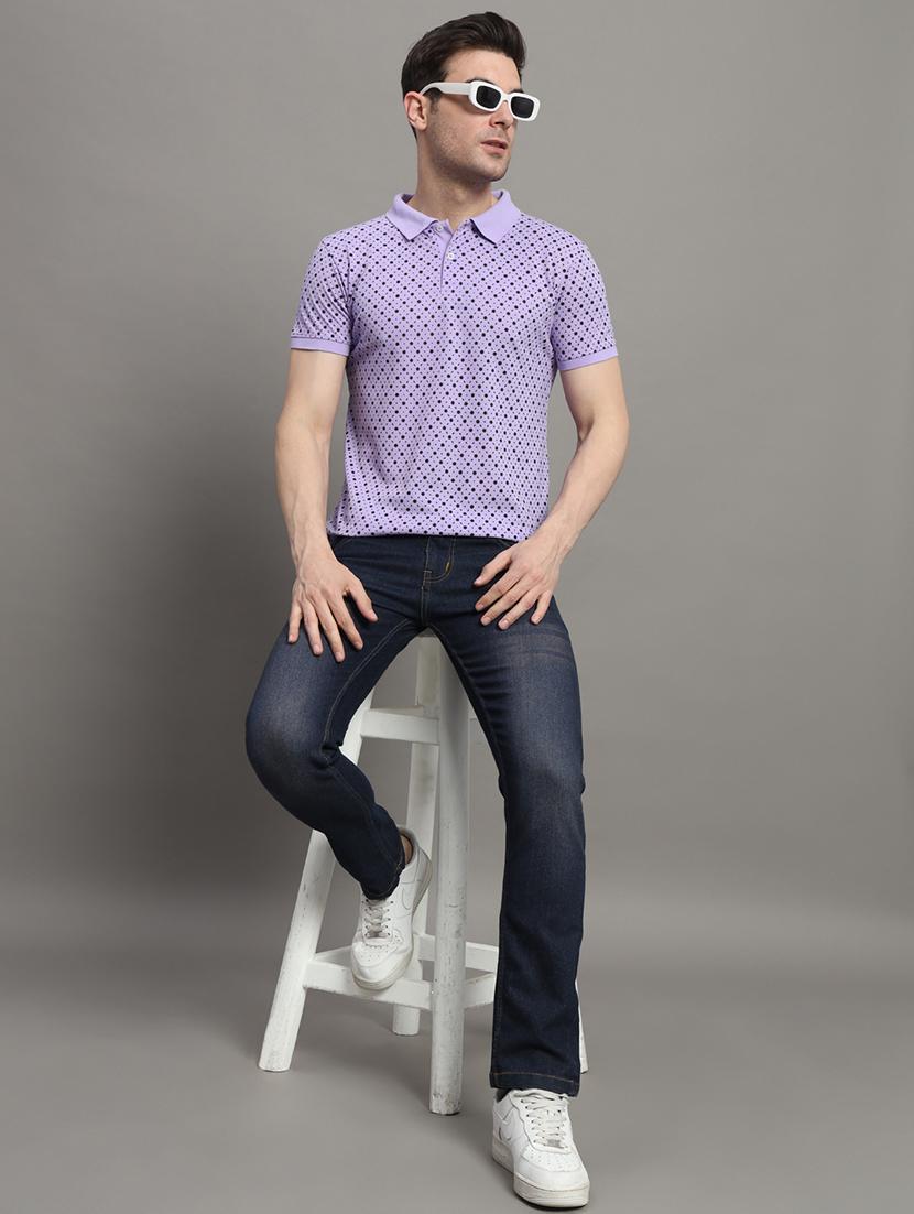 men short sleeves printed polo t-shirt - 21745846 - Standard Image - 3