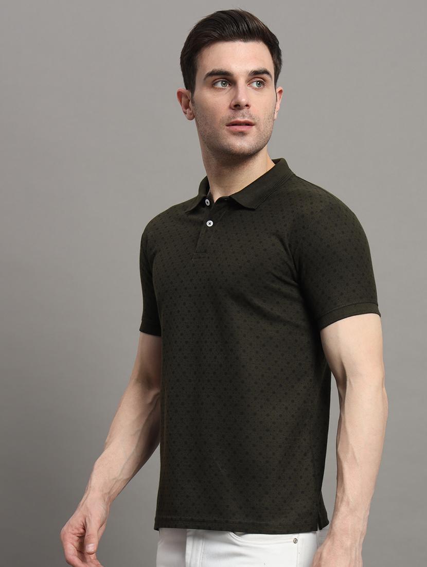 men short sleeves printed polo t-shirt - 21745848 - Zoom Image - 0