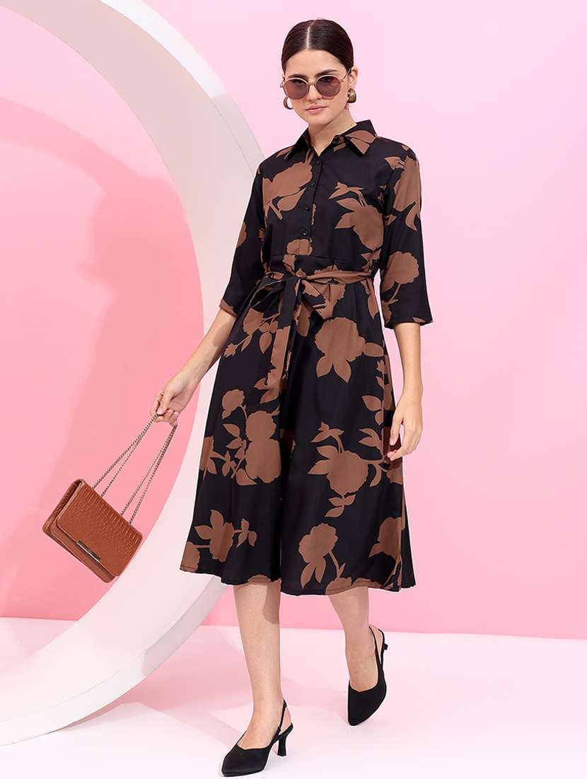 women floral print shirt dress - 21745883 -  Standard Image - 3