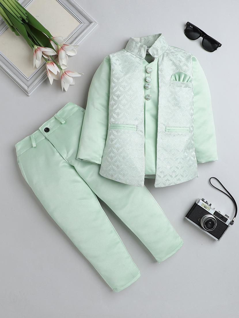boys self design sherwani with jacket - 21745933 -  Zoom Image - 0