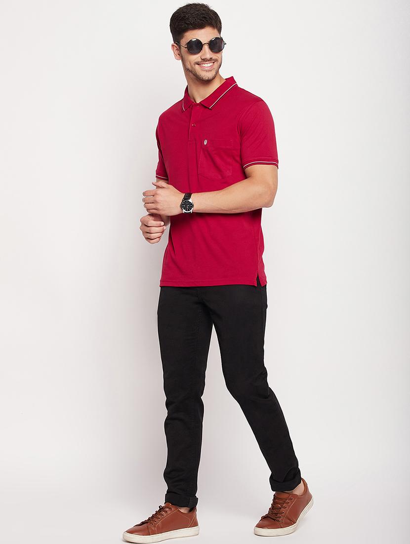men short sleeves plain polo t-shirt - 21746003 - Standard Image - 3