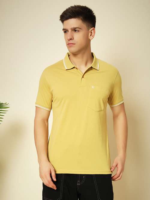men short sleeves plain polo t-shirt
