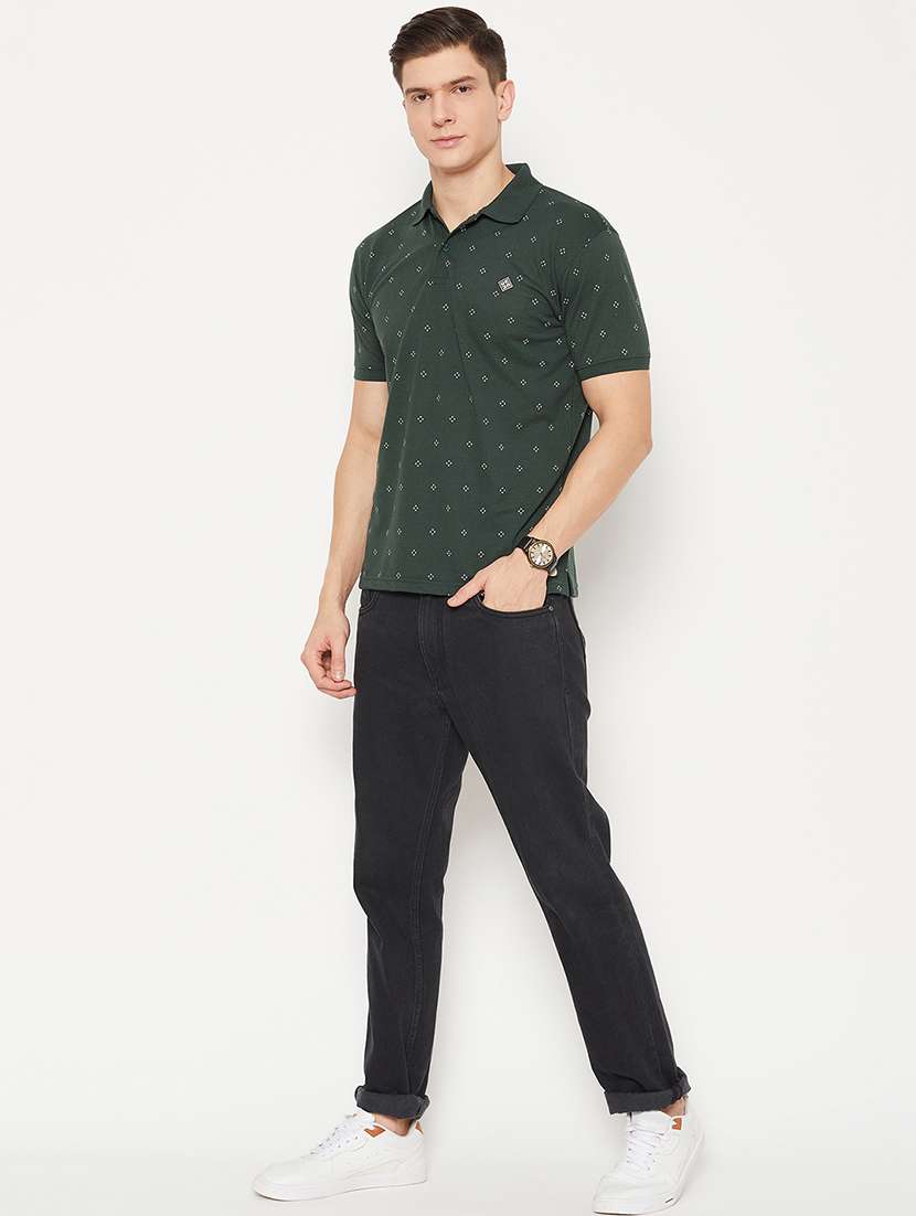 men short sleeves printed polo t-shirt - 21746066 - Standard Image - 3